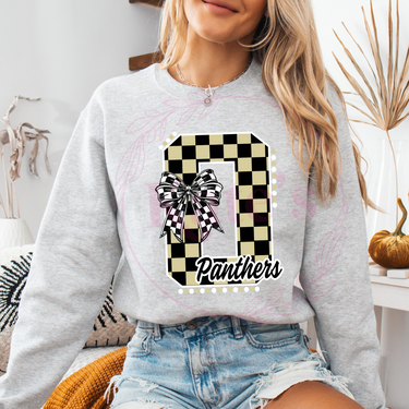 Panthers Checkered Spirit Shirt